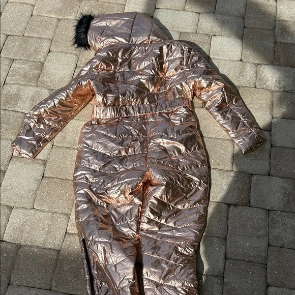 Metallic Snowsuit with Hood - Picture 5 of 5